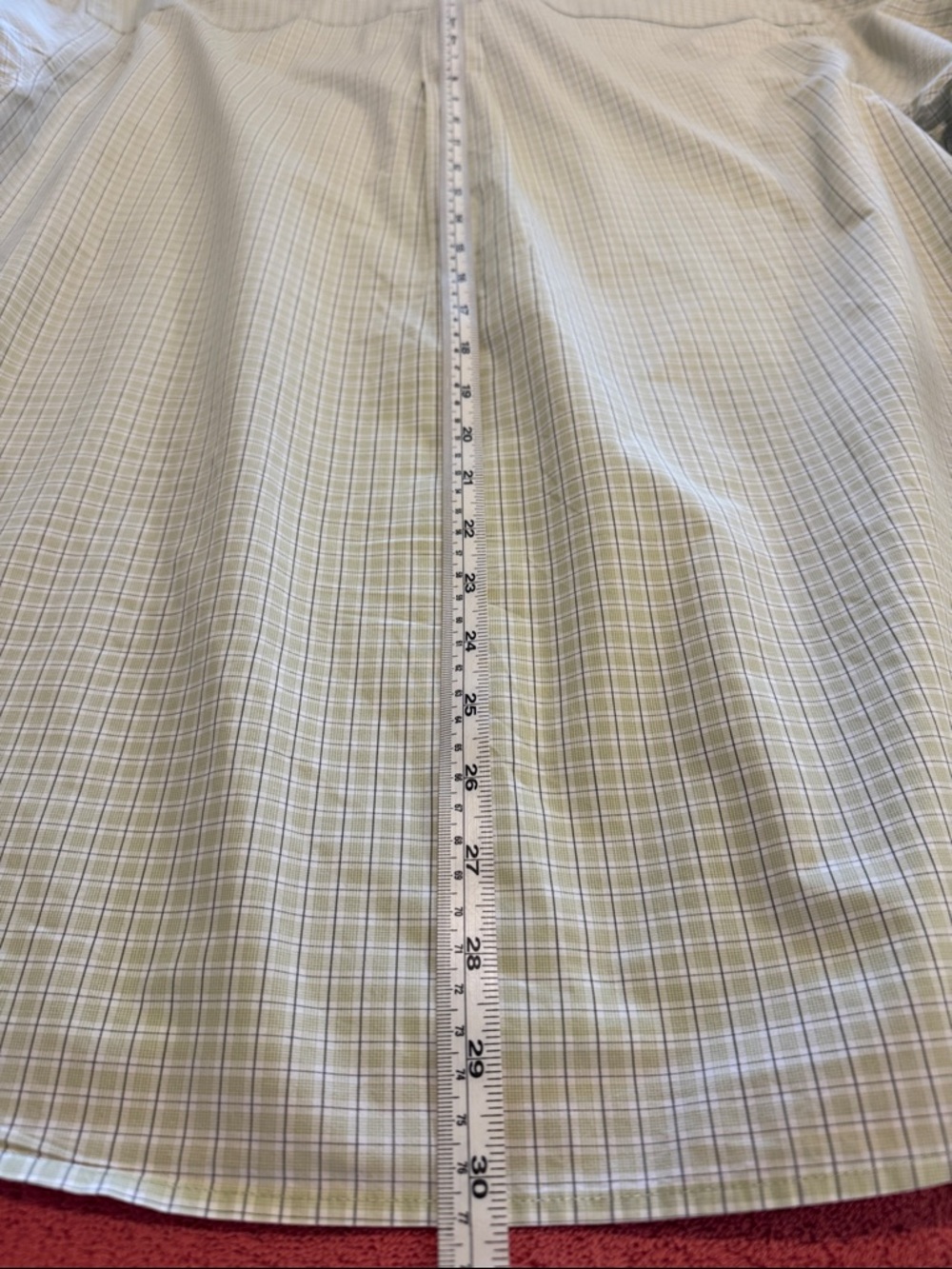 Eddie Bauer Light Green Plaid Long-Sleeve Shirt - Picture 10 of 12